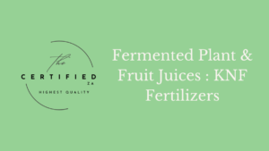 Fermented Plant & Fruit Juice