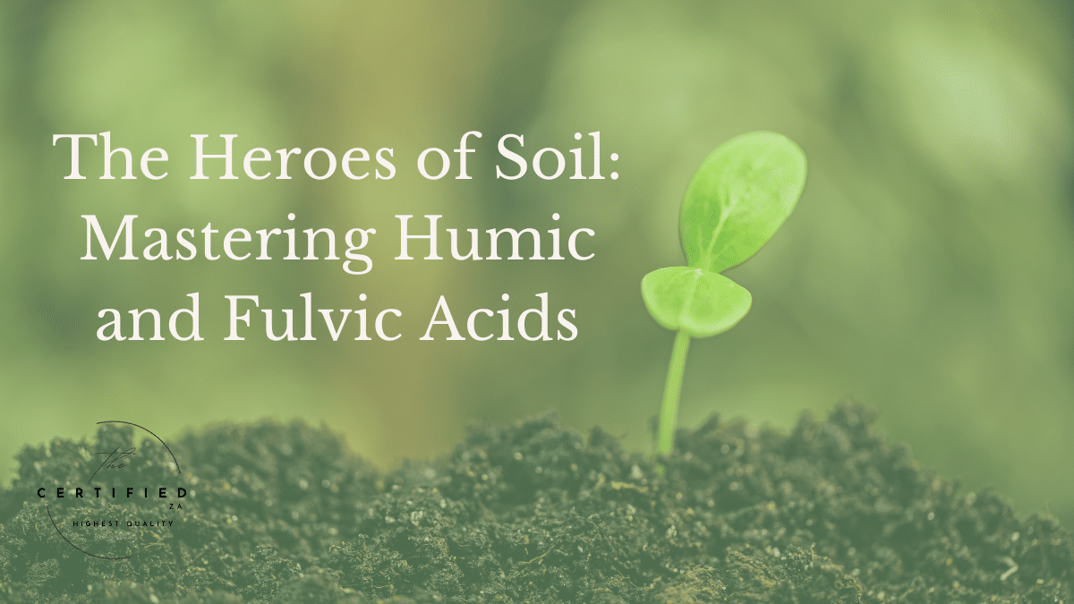 humic and fulvic acids