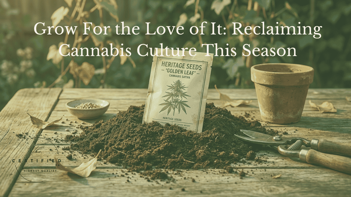 Eight years after the ConCourt ruling, it's time to remember why we started growing in the first place — not to supply anyone, just for the love of the plant.